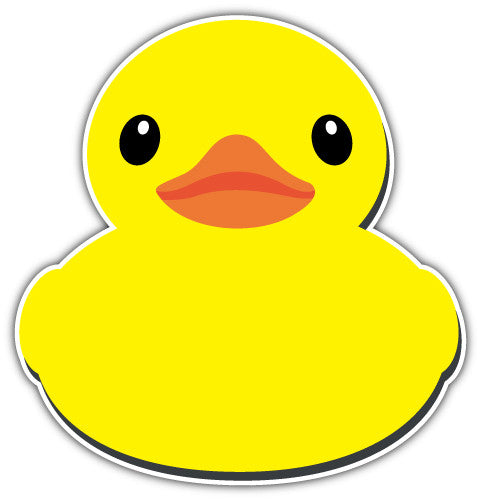 Rubber Duck (V1)  - Printed Sticker Decal