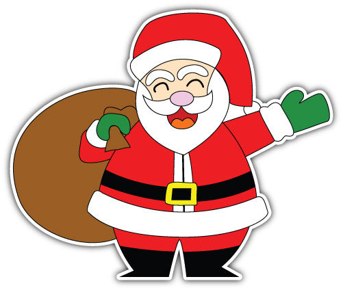 Santa (V1)  - Printed Sticker Decal