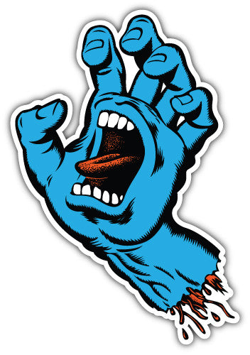 Screaming Hand (V1)  - Printed Sticker Decal