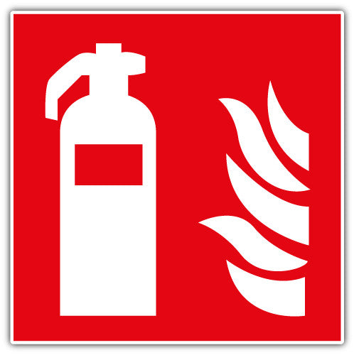 Sign Fire Extinguisher (V1)  - Printed Sticker Decal