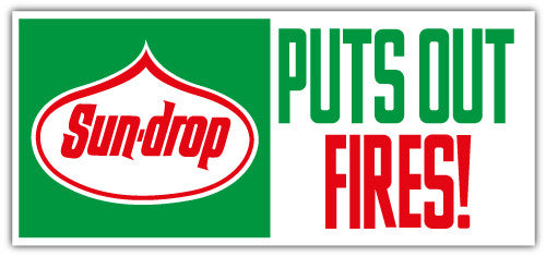 Sundrop Puts Out Fires (V1)  - Printed Sticker Decal