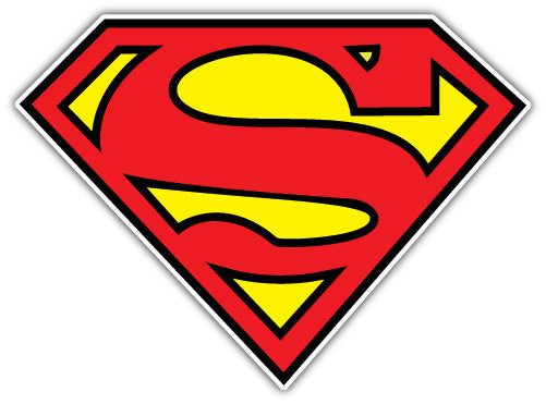 Superman Logo (V1)  - Printed Sticker Decal