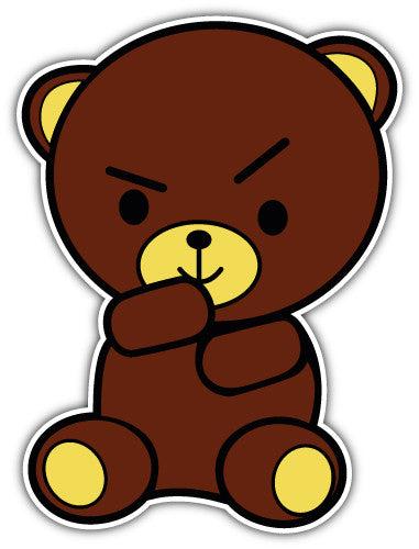 Teddy Bear (V1)  - Printed Sticker Decal