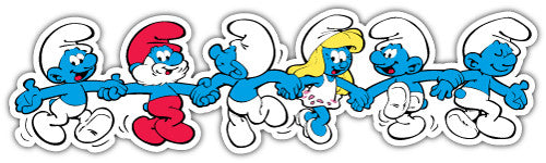 The Smurfs (V2)  - Printed Sticker Decal