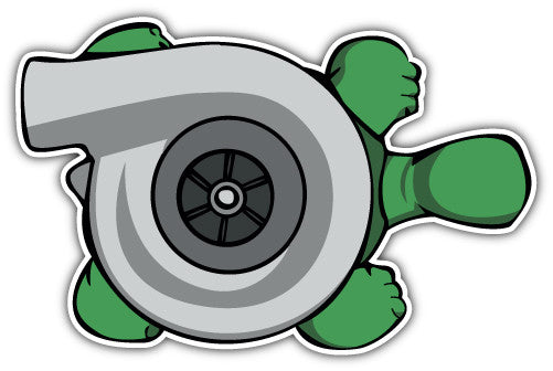 Turbo Turtle (V1)  - Printed Sticker Decal