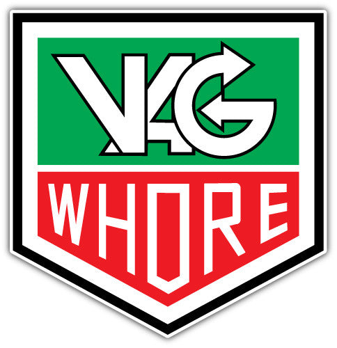 Vag Whore (V1)  - Printed Sticker Decal