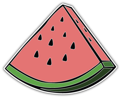 Watermelon Slice (V1)  - Printed Sticker Decal