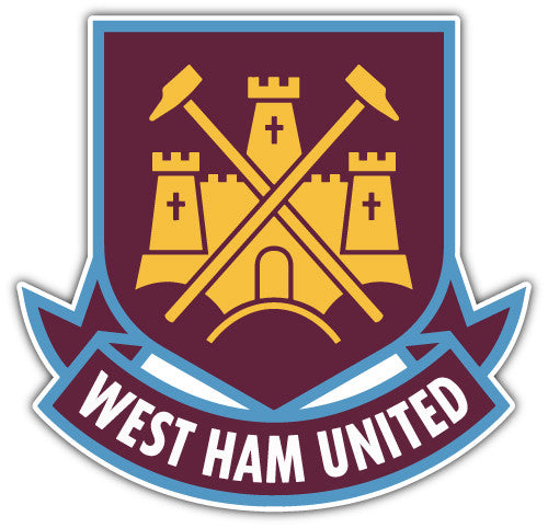 West Ham United Logo (V1)  - Printed Sticker Decal