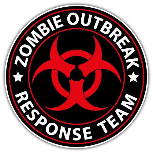 Zombie Outbreak Response Team (V1)  - Printed Sticker Decal